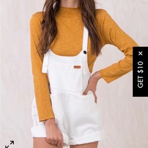 Princess polly short alls size M